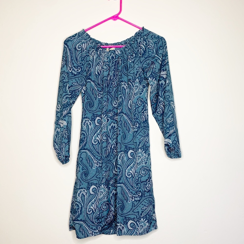 Michael Kors Printed blue dress